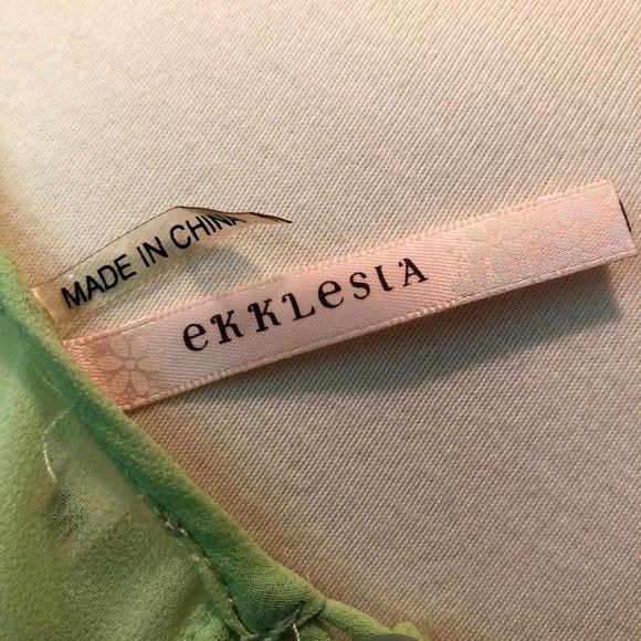 Green Fringe Tank Top | Boho Chic | Festival Ready | Size M - Picture 9 of 14